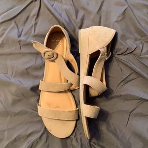 Taupe Sandals (NEVER WORN)
